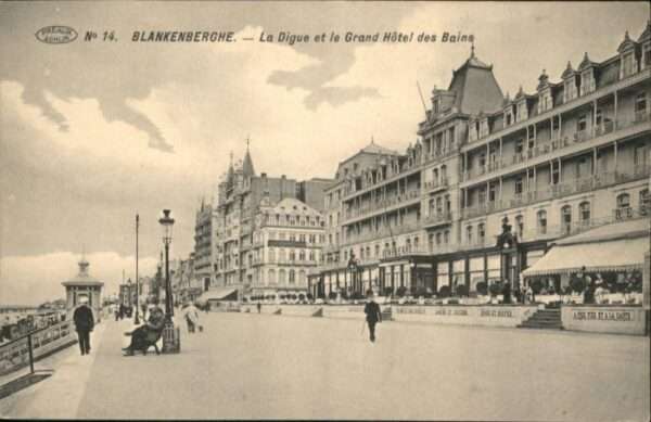 Blankenberghe la Digue le Grand Hotel des Bains