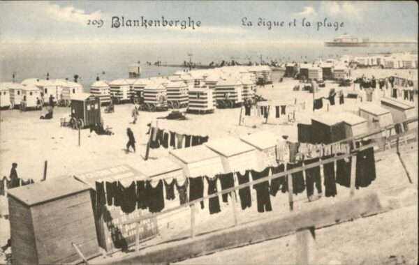 Blankenberghe la Digue la Plage