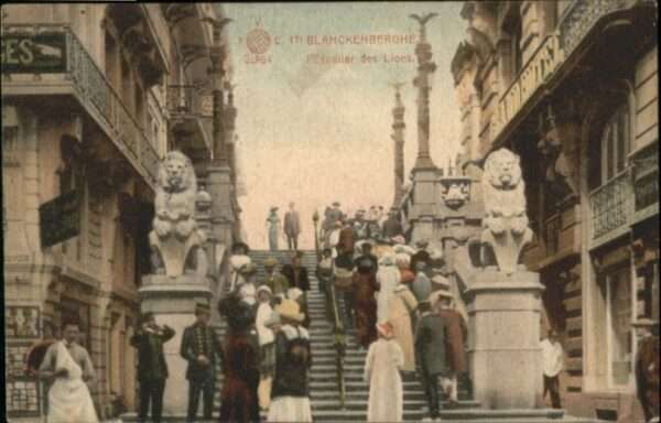 Blankenberghe Escalier des Lions