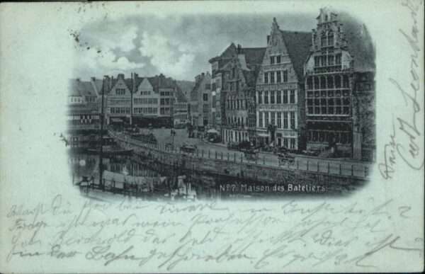 Bruxelles Bruessel [Stempelabschlag] Maison des Bateliers