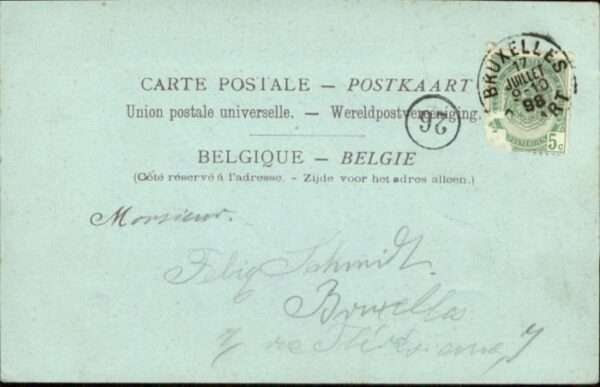 Bruxelles Bruessel [Stempelabschlag] Maison des Bateliers – Bild 2
