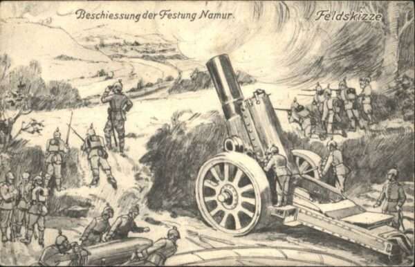 Namur Wallonie Namur Beschiessung der Festung Krieg Fe