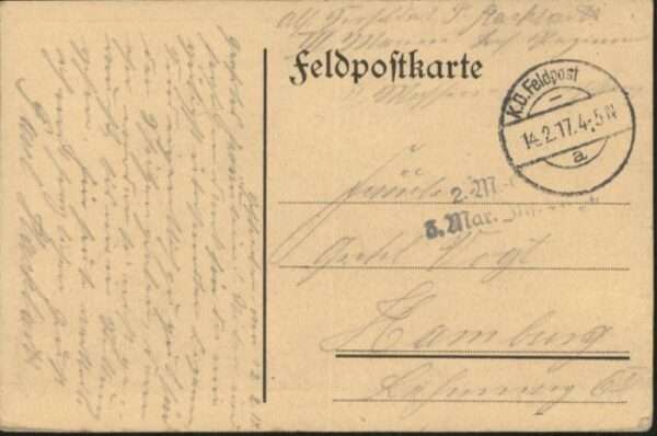 Westende Künstler A. Wehder Granatloch Krieg – Bild 2