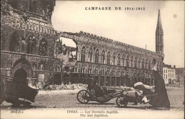 Ypern Ypres Ypres les Derniers fugitifs Zerstörung