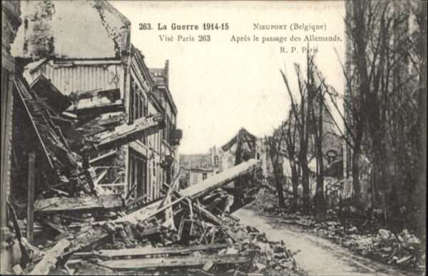 Nieuport-Bains Nieuport Zerstörung