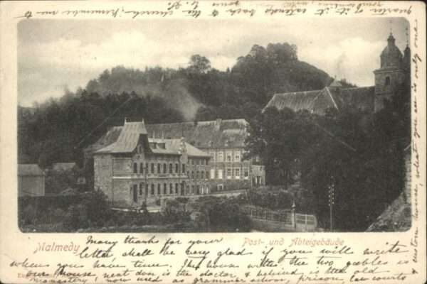 Malmedy Wallonie Malmedy Postgebäude Abtei