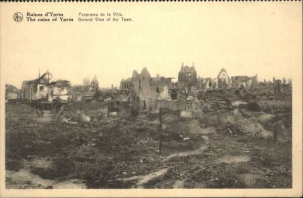 Ypern Ypres Ypres Zerstörung