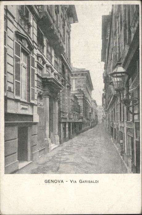 Genova Genua Liguria Genova Via Garibaldi