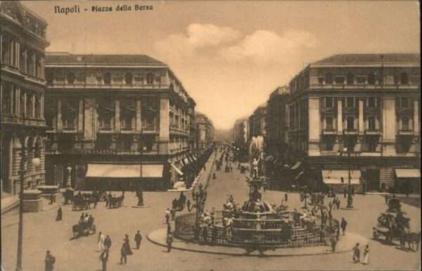 Napoli Neapel Napoli  Piazza Borsa