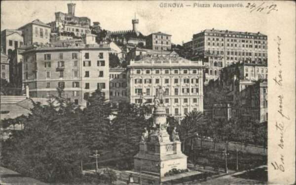 Genova Genua Liguria Genova Piazza Acquaverde