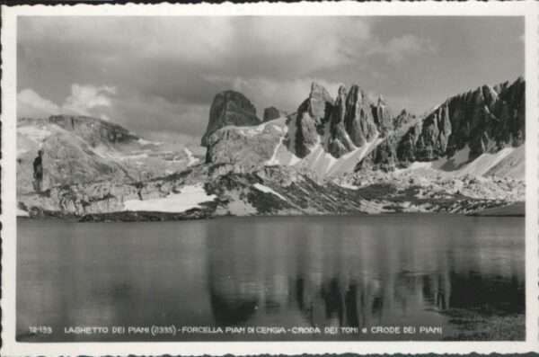 Laghetto del Piani Forcella Pian Cengia Croda Toni Crode P