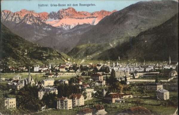 Bozen Suedtirol Bozen Gries Rosengarten Südtirol