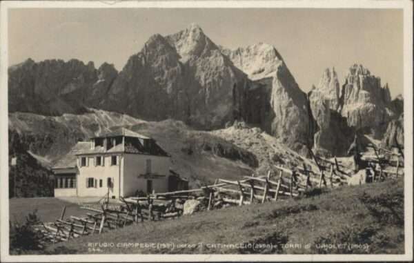 Rifugio Ciampedie Catinaccio Torri Vajolet