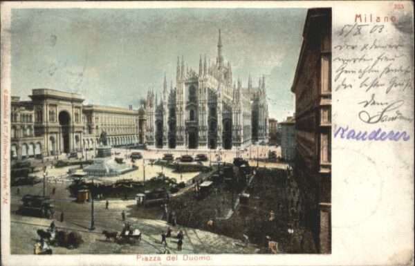 Milano Strassenbahn Piazza Duomo