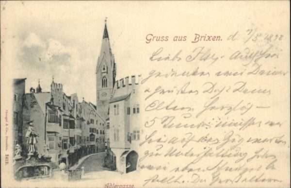 Brixen Suedtirol Brixen Adlergasse