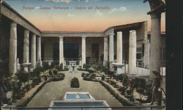 Pompei Domus Vettiorum Peristilio