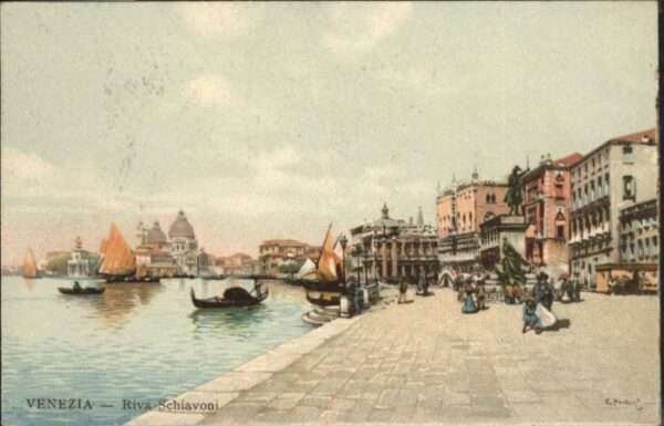 Venezia Venedig Venezia Riva Schiavoni