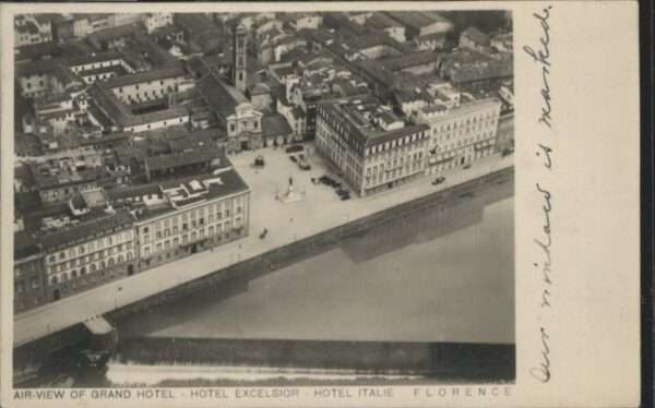 Florence Fliegeraufnahme Grand Hotel Hotel Excel