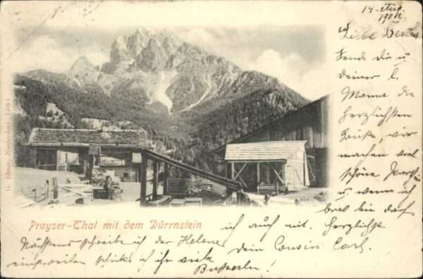 Niederdorf  Villabassa Bolzano IT Niederdorf [Stempelabschlag] Prayser-Th
