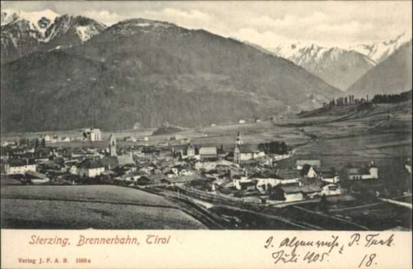 Sterzing Suedtirol Sterzing Brennerbahn Tirol