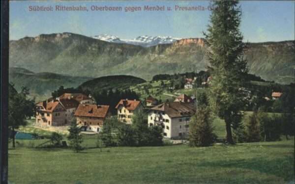 Rittenbahn Südtirol Oberbozen Mendel Presanella-Gr
