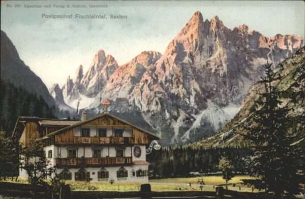 Sexten Sesto Suedtirol Sexten Postgasthof Fischleintal