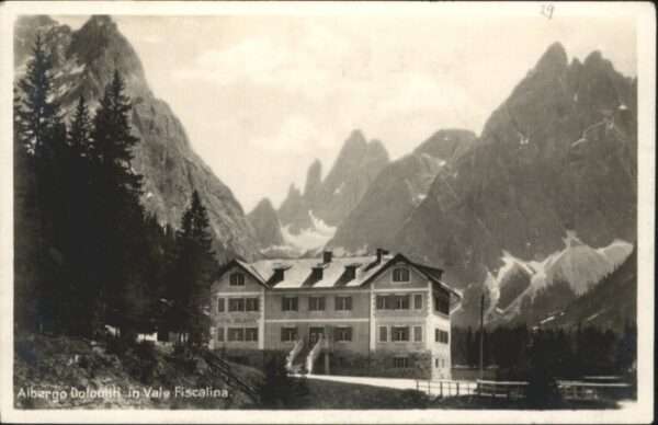 Vale Fiscalina Albergo Dolomiti