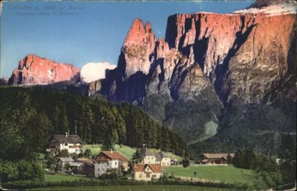 Collalbo Klobenstein Stazione verso le Dolomiti