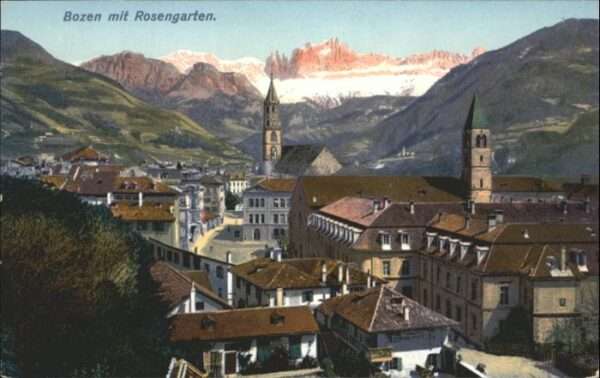 Bozen Suedtirol Bozen Rosengarten Kirche