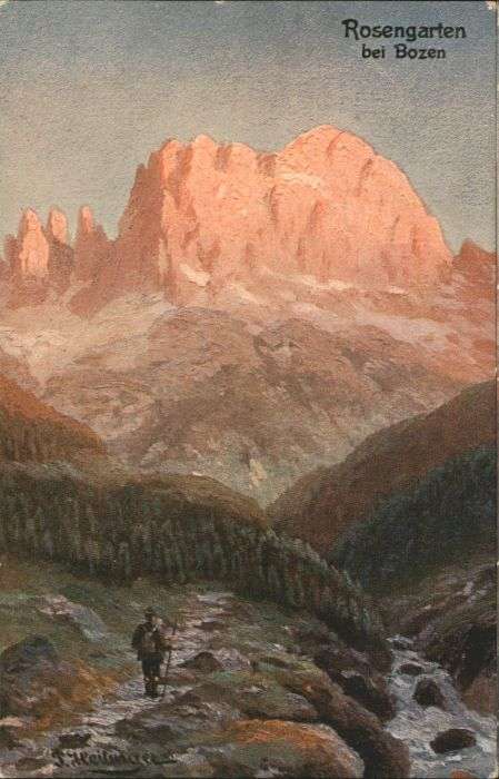 Bozen Suedtirol Rosengarten bei Bozen