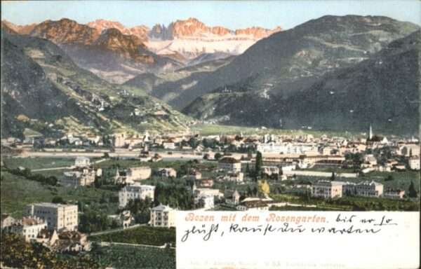 Bozen Suedtirol Bozen Rosengarten