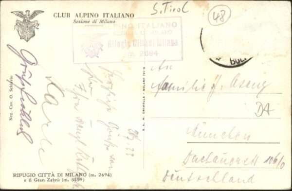 Grand Zebru Rifugio Citta di Milano Club Alpino Ita – Bild 2