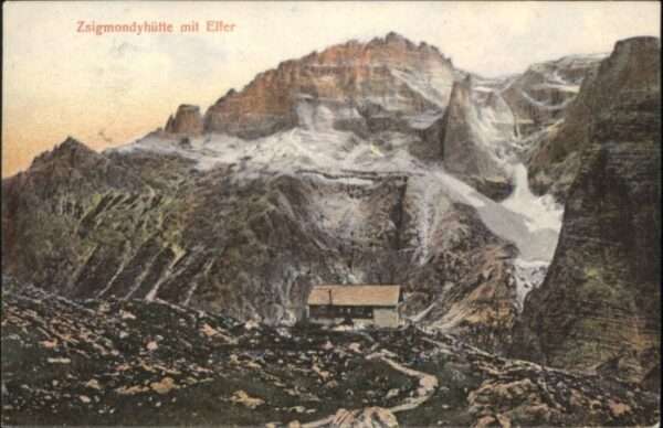 Zsigmondy-Comici Huette Zsigmondyhütte  Mit Elfer