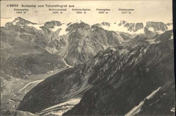 Suldental Butzenspitze Madrischspitze Schöntaufsp