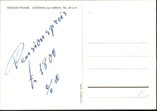 Schoenna ei Meran Pension Pichler – Bild 2