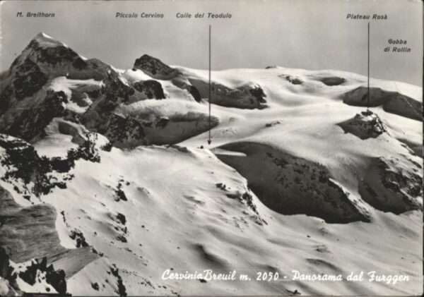 Cervinia Breuil Furggen Breithorn Piccolo Cervino Colle