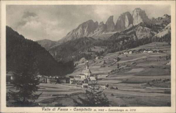 Sassolungo Langkofel Sassolungo Valle Fassa Campitello