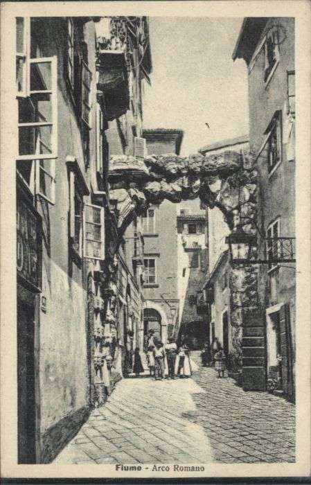 Fiume Rijeka Fiume Arco Romano