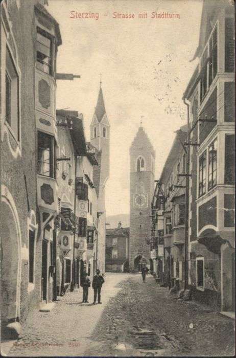 Sterzing Suedtirol Sterzing Strasse Stadtturm