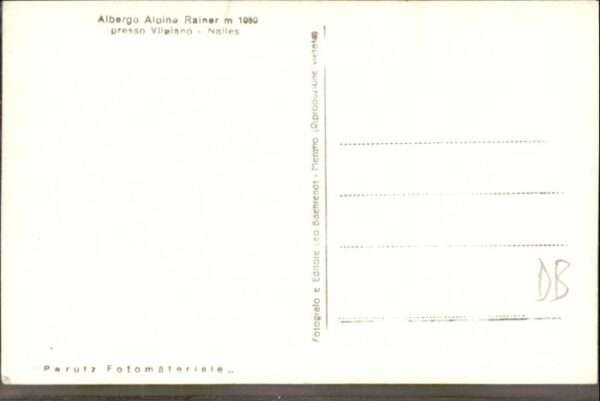 Meran Merano Meran [Handschriftlich] Albergo Rainer – Bild 2