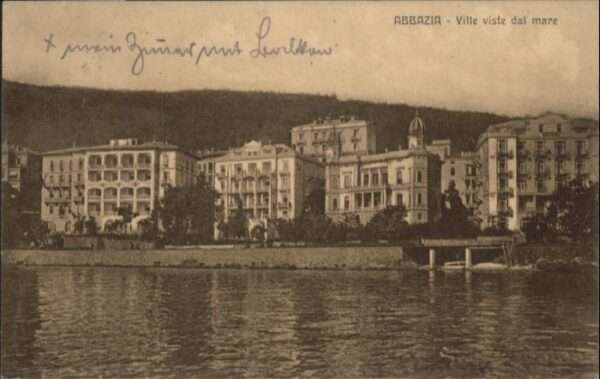 Opatija Abbazia Ville viste dal Mare