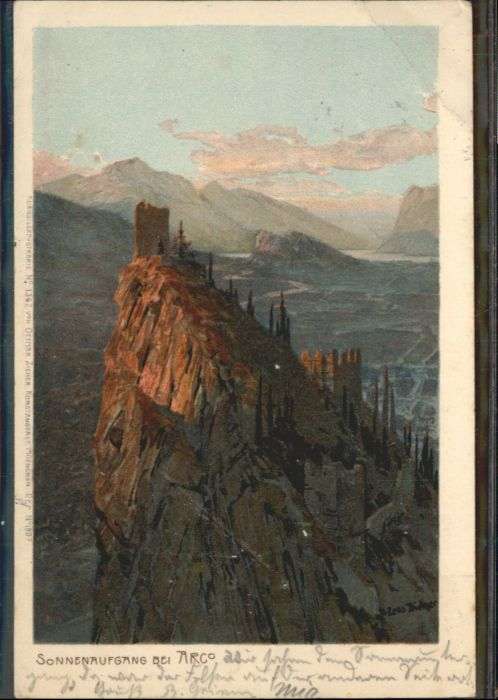 Arco Trentino Arco Sonnenaufgang