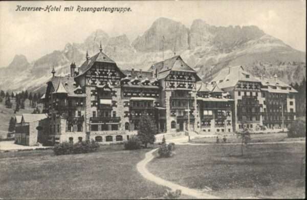Karersee Karerseehotel Rosengarten