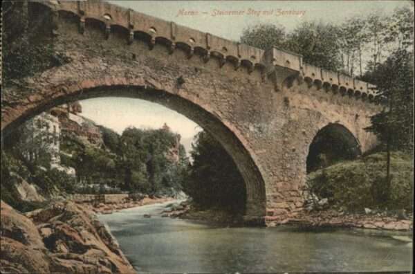 Meran Merano Meran Steinerner Steg Zenoburg