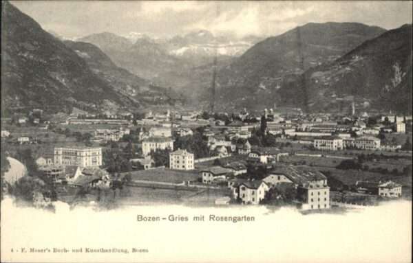 Bozen Suedtirol Bozen Gries Rosengarten