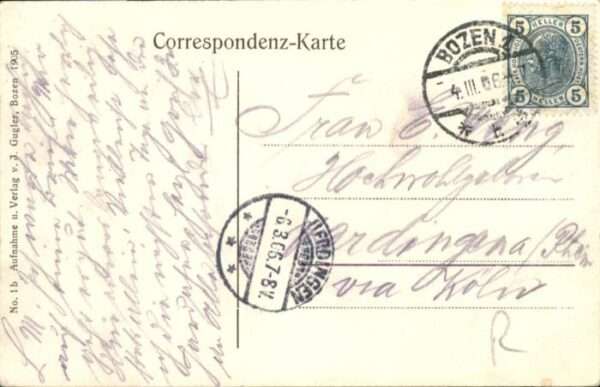 Bozen Suedtirol Bozen Rosengarten – Bild 2