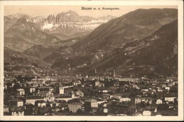 Bozen Suedtirol Bozen Rosengarten
