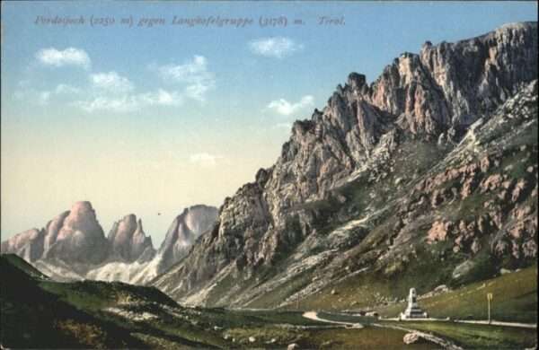 Pordoijoch Langkofelgruppe Tirol