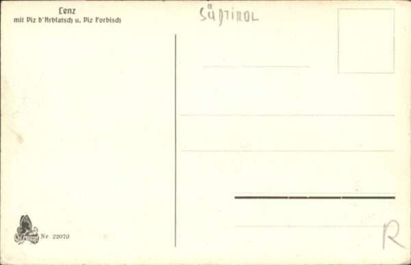Lenz Piz d_Arblatsch Piz Forbisch – Bild 2