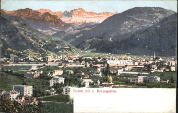 Bozen Suedtirol Bozen Rosengarten
